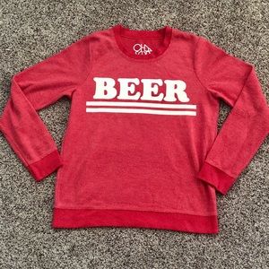 Chaser BEER Crewneck Jumper Long Sleeved Top